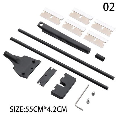 Stainless Steel Spatula Fish Tank Brush Algae Scraper Blade Aquarium Aquatic Plant Grass Cleaning Tank Scraper Cleaner Kit Set