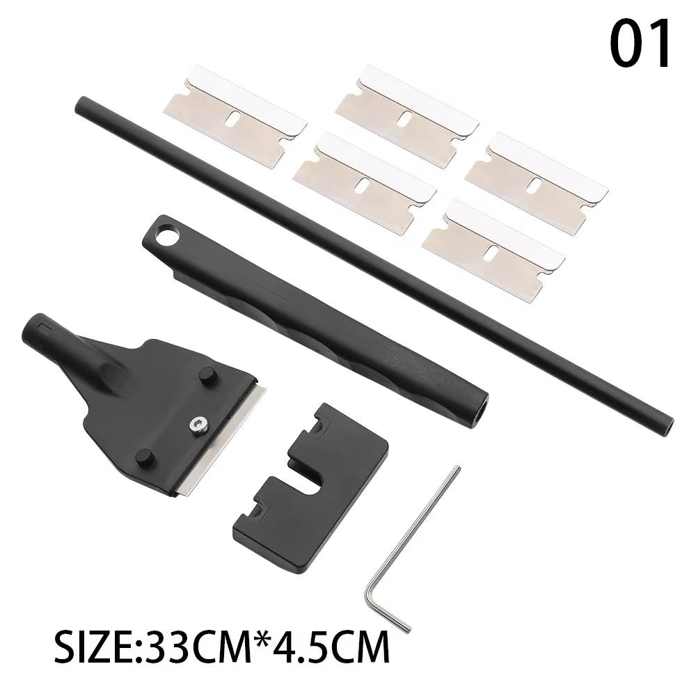 Stainless Steel Spatula Fish Tank Brush Algae Scraper Blade Aquarium Aquatic Plant Grass Cleaning Tank Scraper Cleaner Kit Set